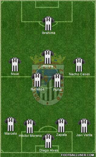 C.D. Badajoz S.A.D. Formation 2012