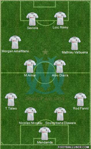Olympique de Marseille Formation 2012