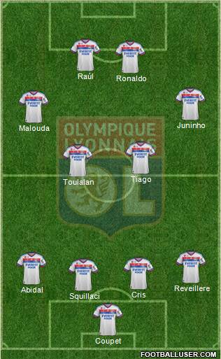 Olympique Lyonnais Formation 2012