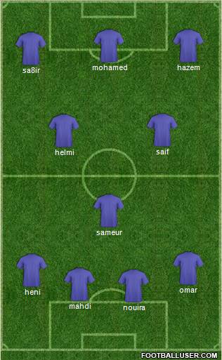 Pro Evolution Soccer Team Formation 2012