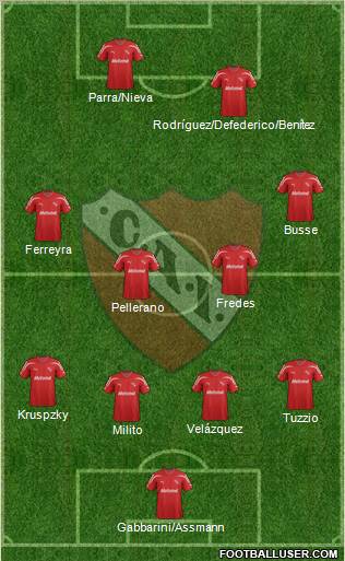 Independiente Formation 2012