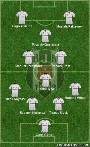 Besiktas JK Formation 2012