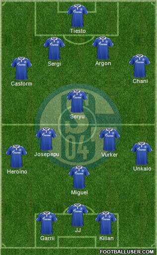 FC Schalke 04 Formation 2012