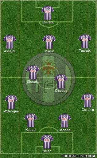 Toulouse Football Club Formation 2012