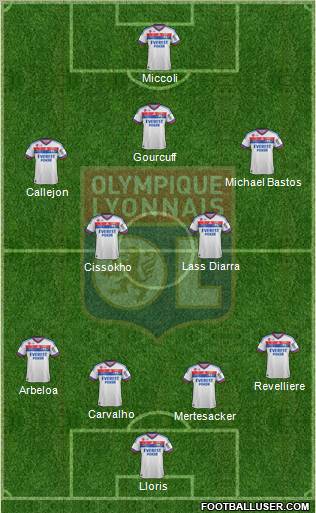 Olympique Lyonnais Formation 2012