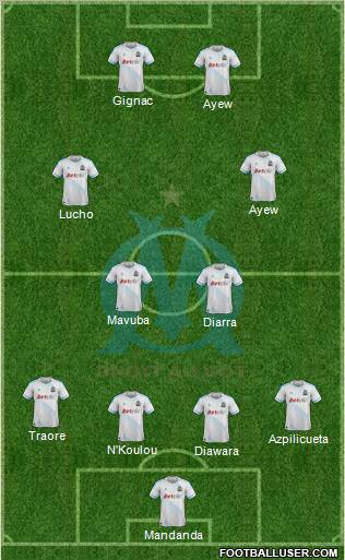 Olympique de Marseille Formation 2012