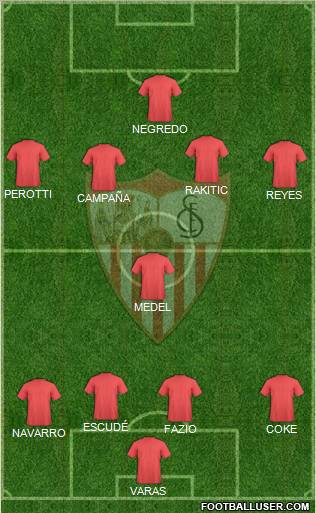 Sevilla F.C., S.A.D. Formation 2012