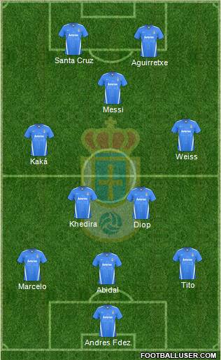 Real Oviedo S.A.D. Formation 2012