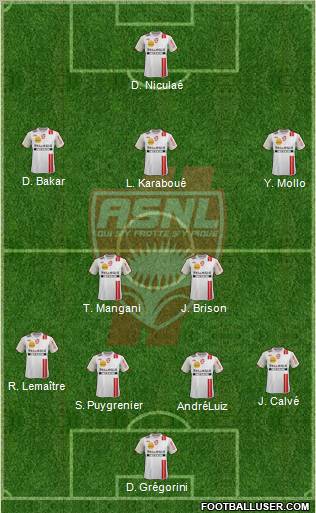 A.S. Nancy Lorraine Formation 2012