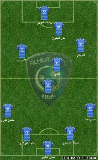Al-Hilal (KSA) Formation 2012