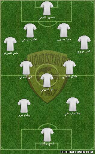 Al-Qadisiyah (KSA) Formation 2012