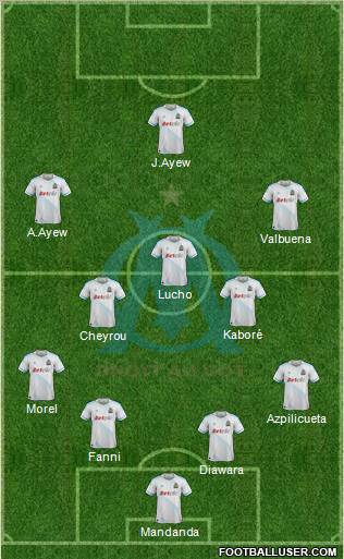 Olympique de Marseille Formation 2012