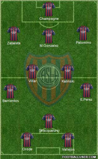San Lorenzo de Almagro Formation 2012