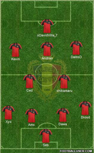 Belgium Formation 2012