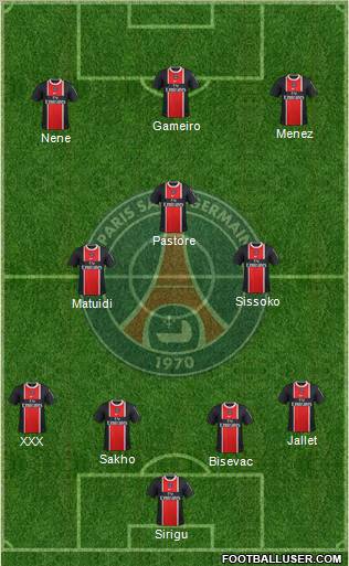 Paris Saint-Germain Formation 2012