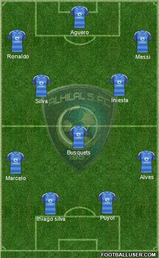 Al-Hilal (KSA) Formation 2012