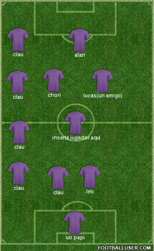 Pro Evolution Soccer Team Formation 2012