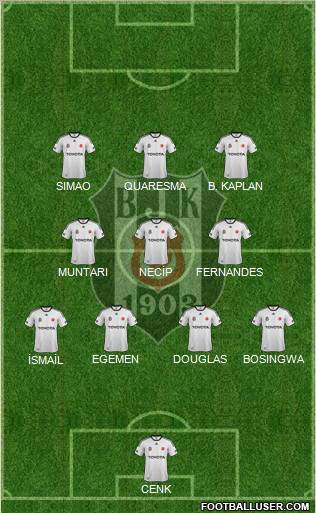 Besiktas JK Formation 2012