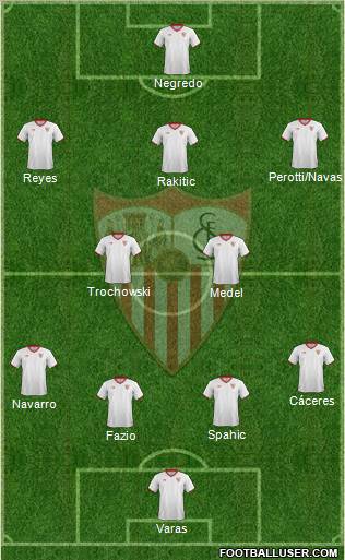 Sevilla F.C., S.A.D. Formation 2012