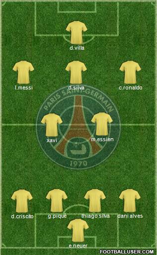 Paris Saint-Germain Formation 2012