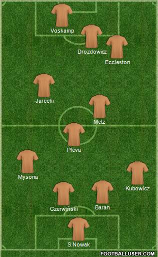 Pro Evolution Soccer Team Formation 2012