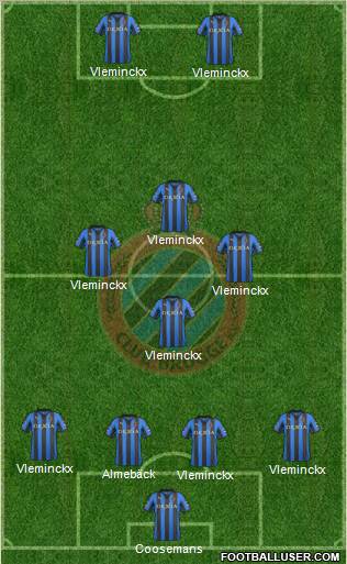 Club Brugge KV Formation 2012