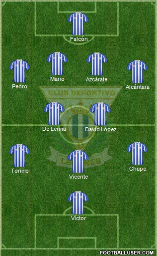 C.D. Leganés S.A.D. football formation