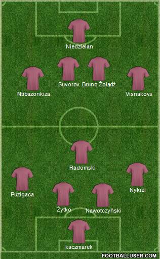 Pro Evolution Soccer Team Formation 2012