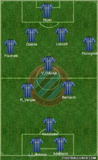 Club Brugge KV Formation 2012
