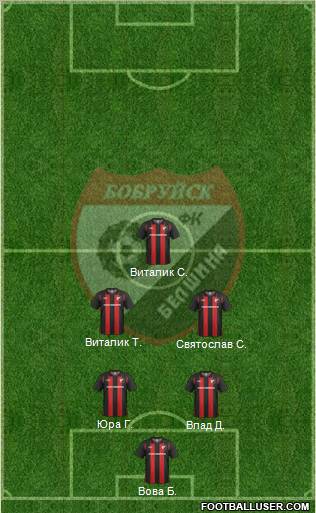 Belshina Bobruisk football formation