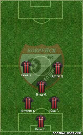 Belshina Bobruisk football formation