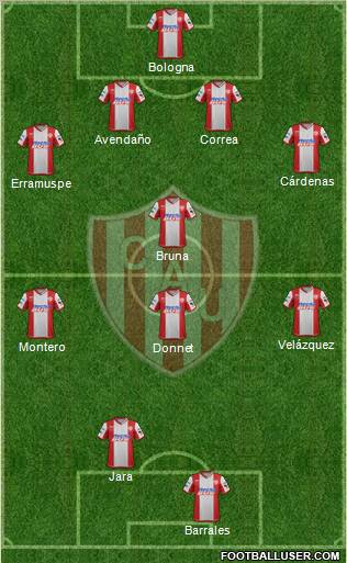 Unión de Santa Fe Formation 2012