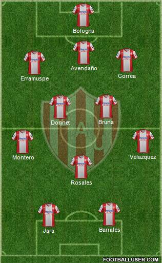 Unión de Santa Fe Formation 2012