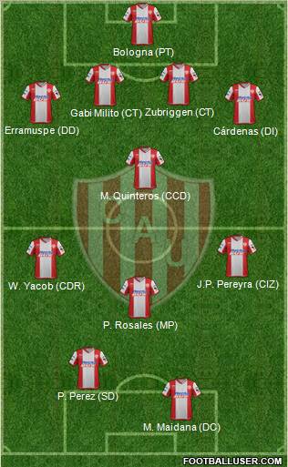 Unión de Santa Fe Formation 2012