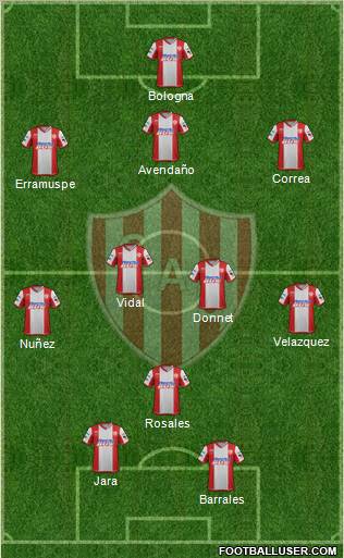 Unión de Santa Fe Formation 2012