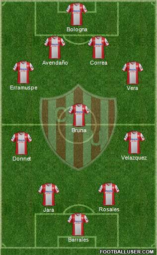 Unión de Santa Fe Formation 2012