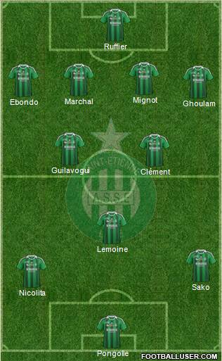 A.S. Saint-Etienne Formation 2012