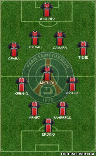 Paris Saint-Germain Formation 2012