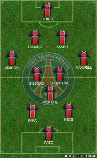 Paris Saint-Germain Formation 2012
