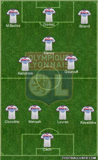 Olympique Lyonnais Formation 2012