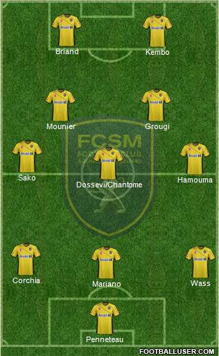 FC Sochaux-Montbéliard Formation 2012