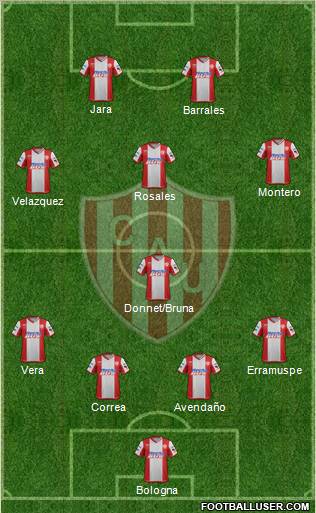 Unión de Santa Fe Formation 2012