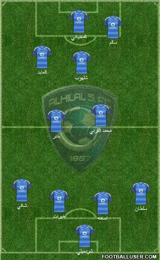 Al-Hilal (KSA) Formation 2012