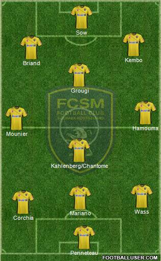 FC Sochaux-Montbéliard Formation 2012