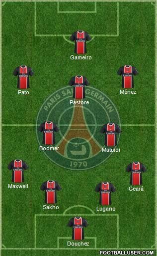 Paris Saint-Germain Formation 2012