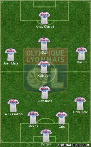 Olympique Lyonnais Formation 2012
