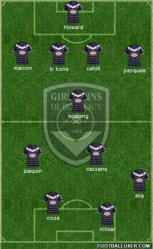 FC Girondins de Bordeaux Formation 2012