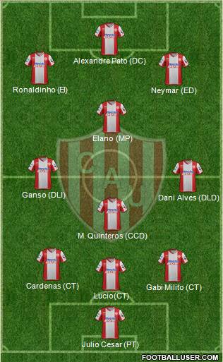 Unión de Santa Fe Formation 2012