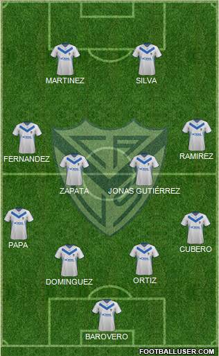 Vélez Sarsfield Formation 2012