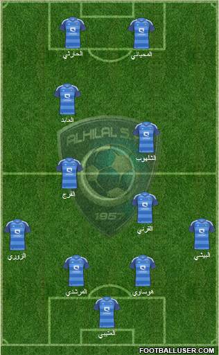 Al-Hilal (KSA) Formation 2012